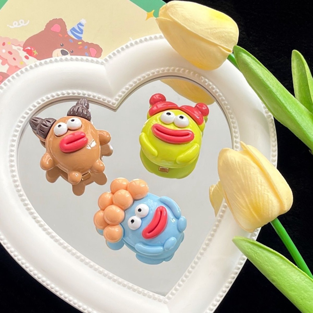 Kẹp Tóc Hình Búp Bê Hoạt Hình Xúc Xích Xuyên Thấu Dễ Thương Phong Cách Mới 2023