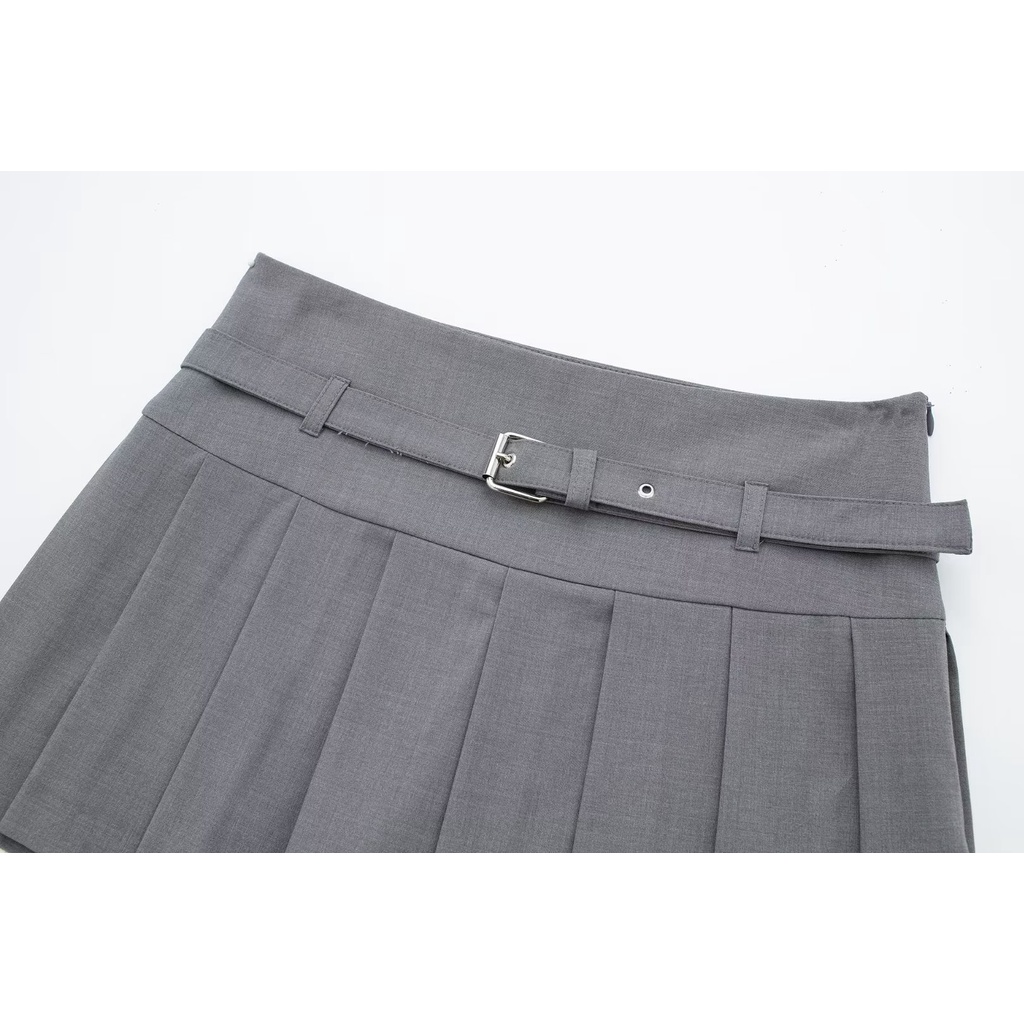 Uibey Chân Váy Dài Lưng Cao Xếp Li Thời Trang 945019