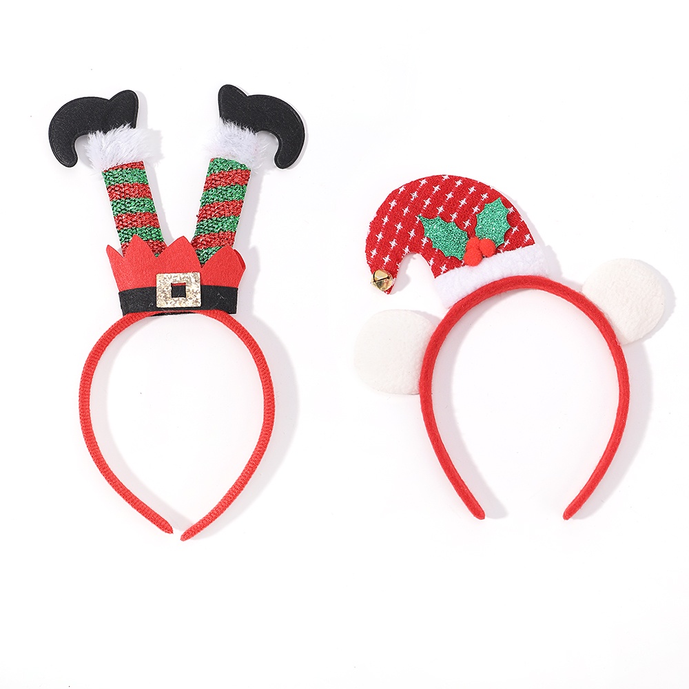 1 Băng Đô Giáng Sinh Hình Sừng Hươu Hoạt Hình Cho Trẻ Em