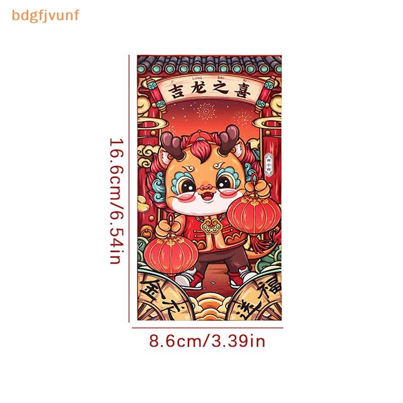 Set 6 bao Lì Xì Đỏ May Mắn Cho Năm Mới 2024