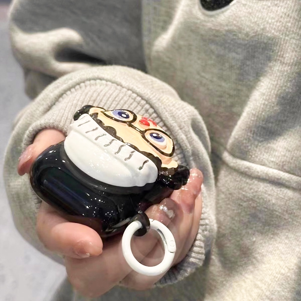 Vỏ Bảo Vệ Hộp Sạc Tai Nghe airpod 1 2 3 pro 2 Bằng Silicon Hình Cô Gái 3d Dễ Thương