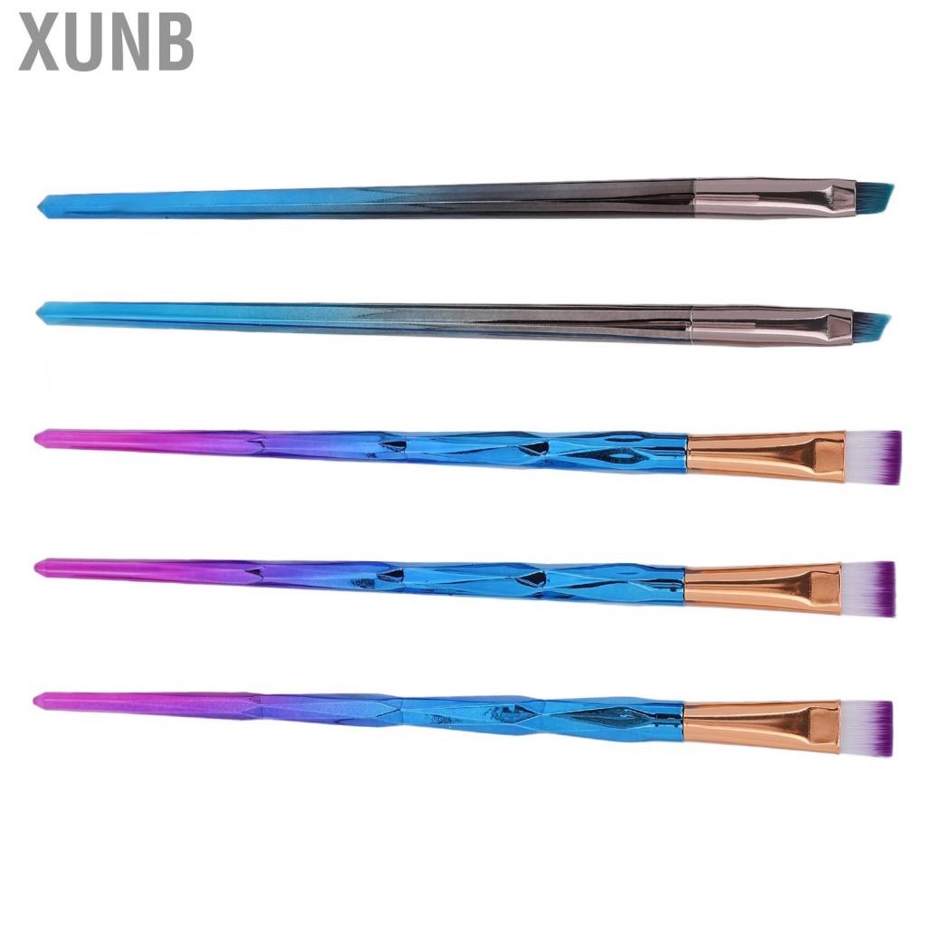 Xunb Nail Art Brushes 5 Pcs 2PCS Fashion Portable  For