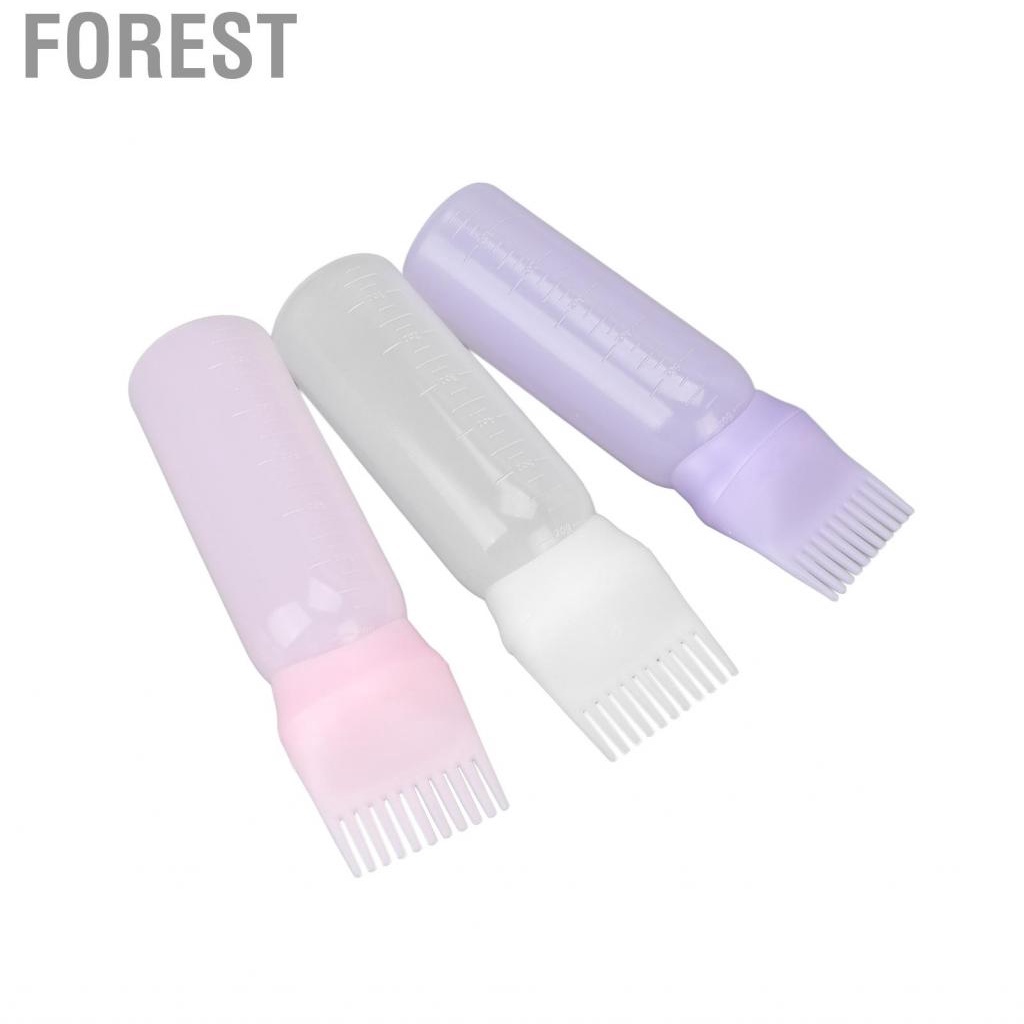 Forest 3x  Applicator Bottle Home Salon Portable Root Styling Comb