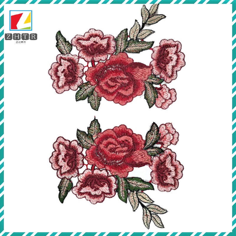 Bộ 4 Chiếc tairanzh Thêu Hoa