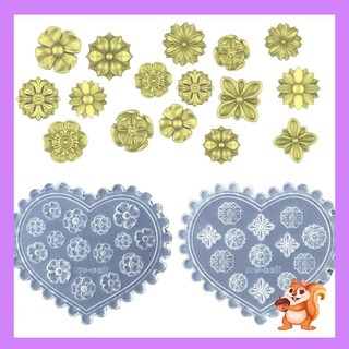 Khuôn silicone Làm Móng Hình Hoa 3d