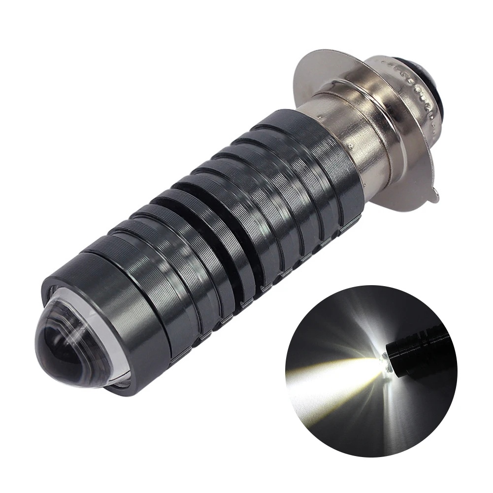Đèn Pha led h6 12v-80v 2000lm p15d h6 px15d Hai Màu Chuyên Dụng Cho Xe Mô Tô
