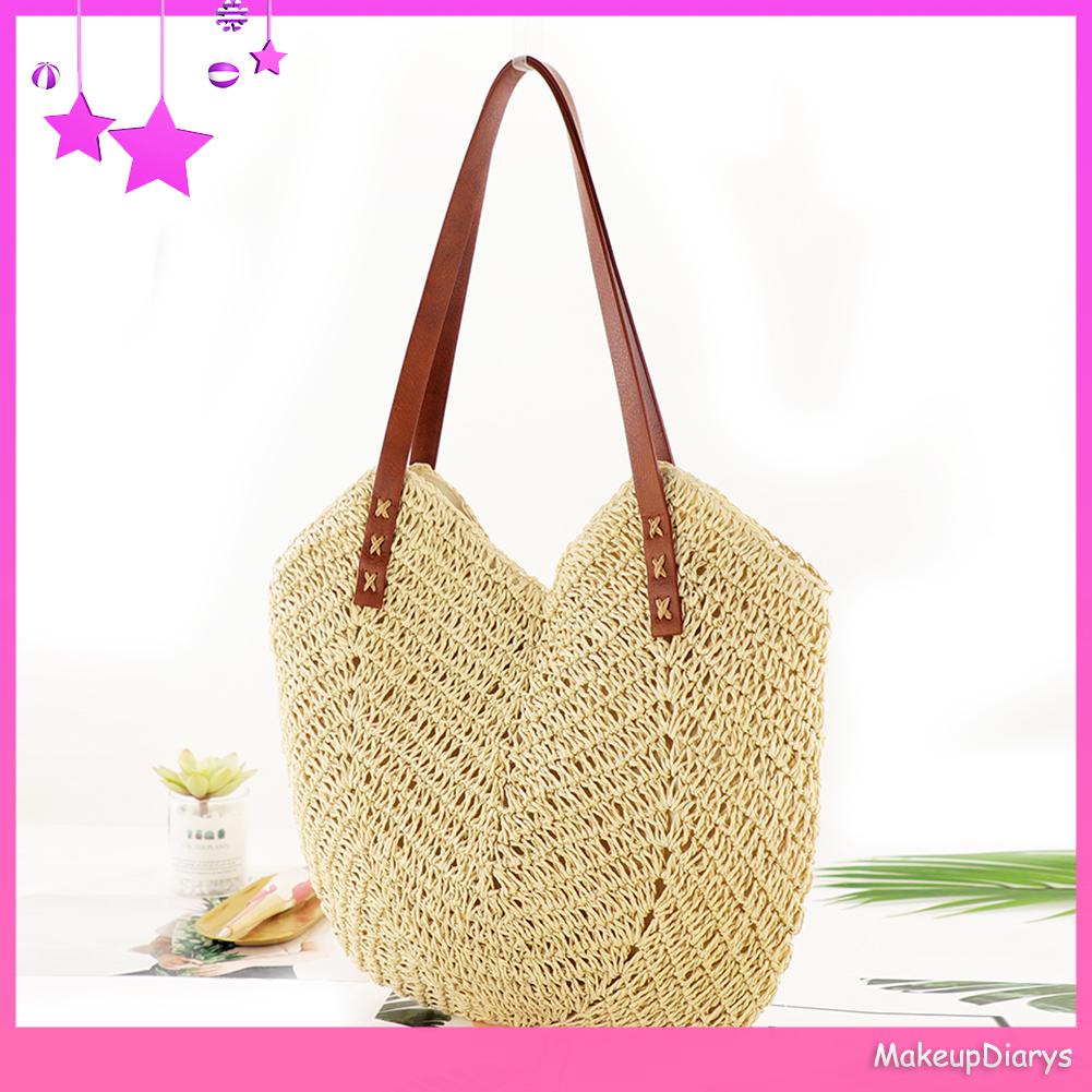 ★ Đồ Trang Điểm Trang Điểm ★ Túi Xách Đan Lát Thời Trang Hè Cho Nữ