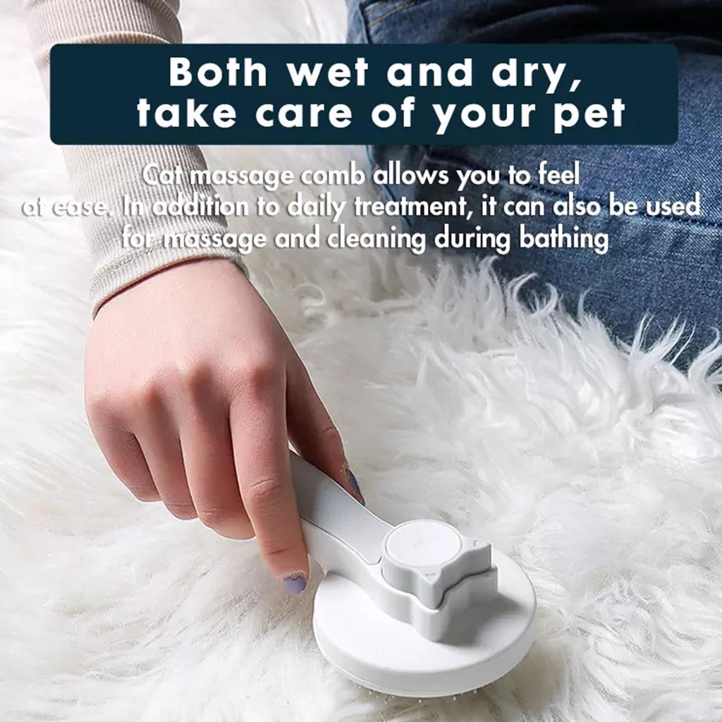 Lược Chải Lông Cho Thú Cưng Bằng Thép Không Gỉ y0y4