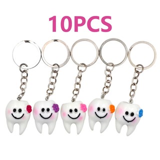10 móc khóa hình chiếc răng hoạt hình đáng yêu