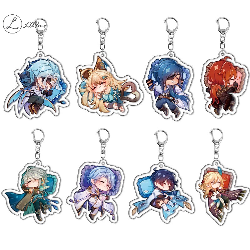 Luimo genshin Móc Khóa Gắn Ba Lô Hóa Trang Nhân Vật Wander kaveh kirara alhaitham Trong game