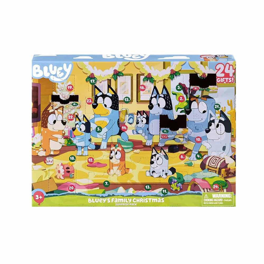 Bluey Christmas Calendar Blind Box Blind Box Toy Ideas Contains 24 Gifts Surprise Toys