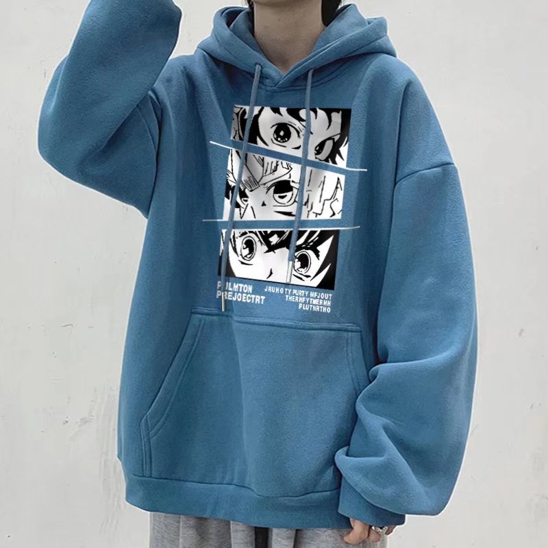 Áo hoodie nam nữ dáng rộng  mùa thu đông cho nam M-8XL