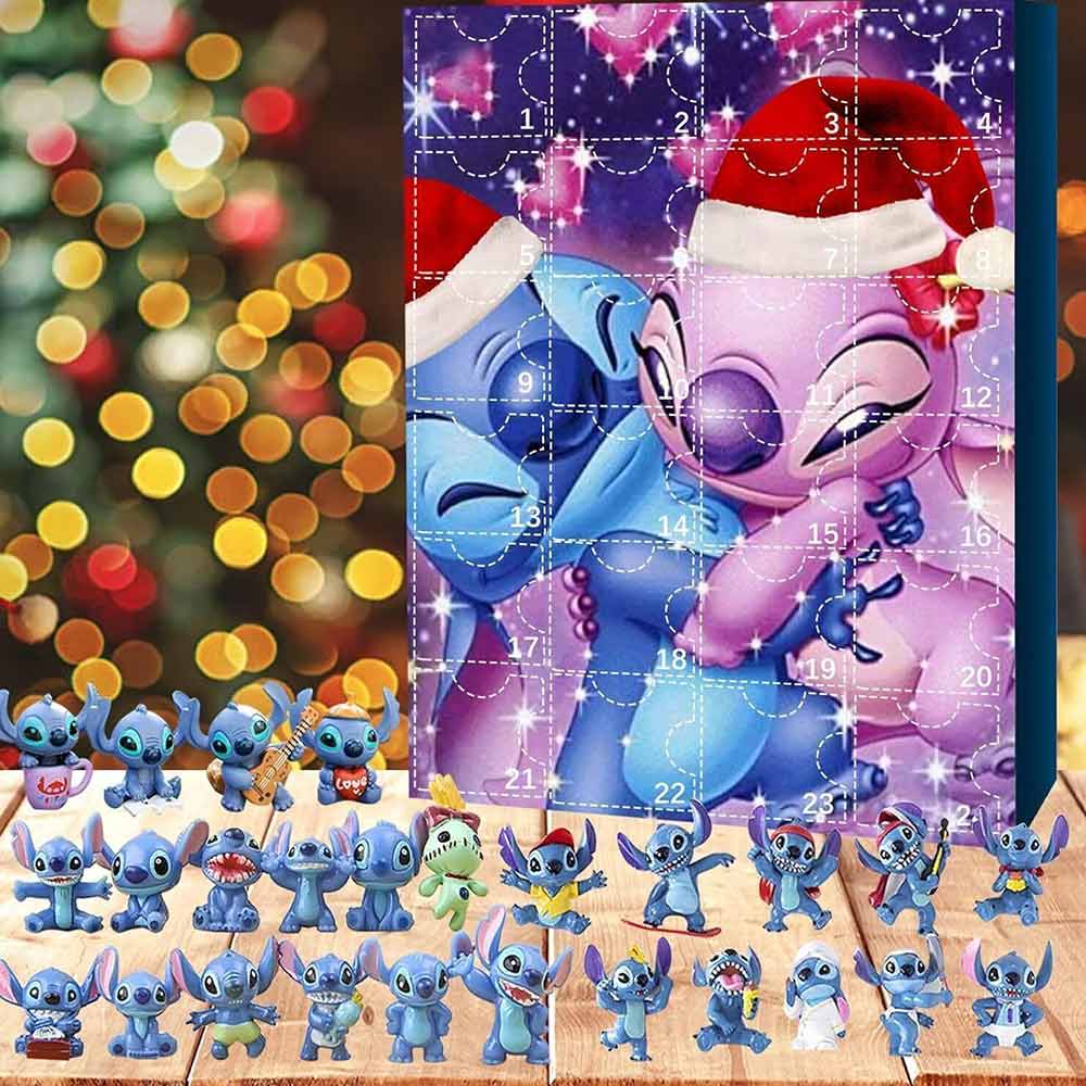 2023 Christmas Lilo & Stitch 24 Days Countdown Advent Calendar Surprise Gift