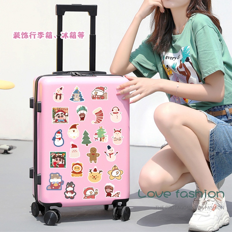 Bộ 60 sticker shin-chan Trang Trí Giáng Sinh, Sổ Tay, Điện Thoại, Cốc
