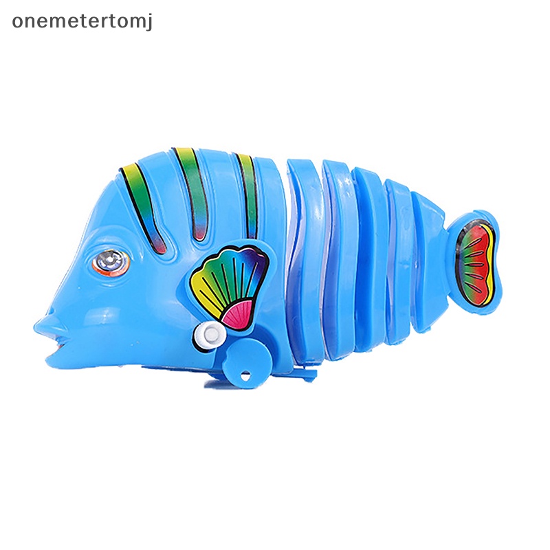 Onemetertomj Đồ Chơi Lên Dây Cót Bằng Nhựa Hình Cá Chạy Lên Dây Cót Cổ Điển Cho Trẻ Sơ Sinh