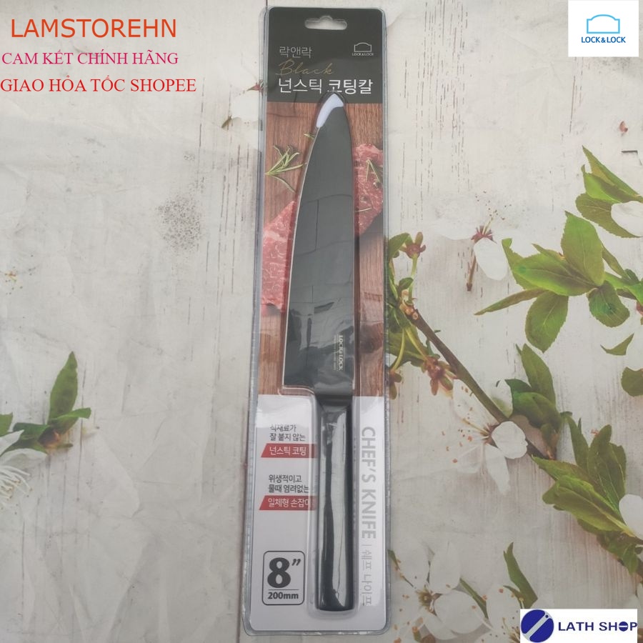 Dao Nhà Bếp CHEF’S KNIFE Lock&Lock CKK311 Dài 330mm Bằng Thép Không Gỉ - Hàng Chính Hãng - Sỉ IB
