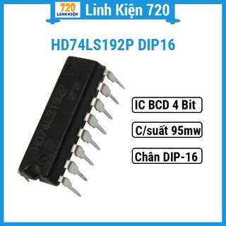 Chip 74ls192 decade up/down counter with clear dip16