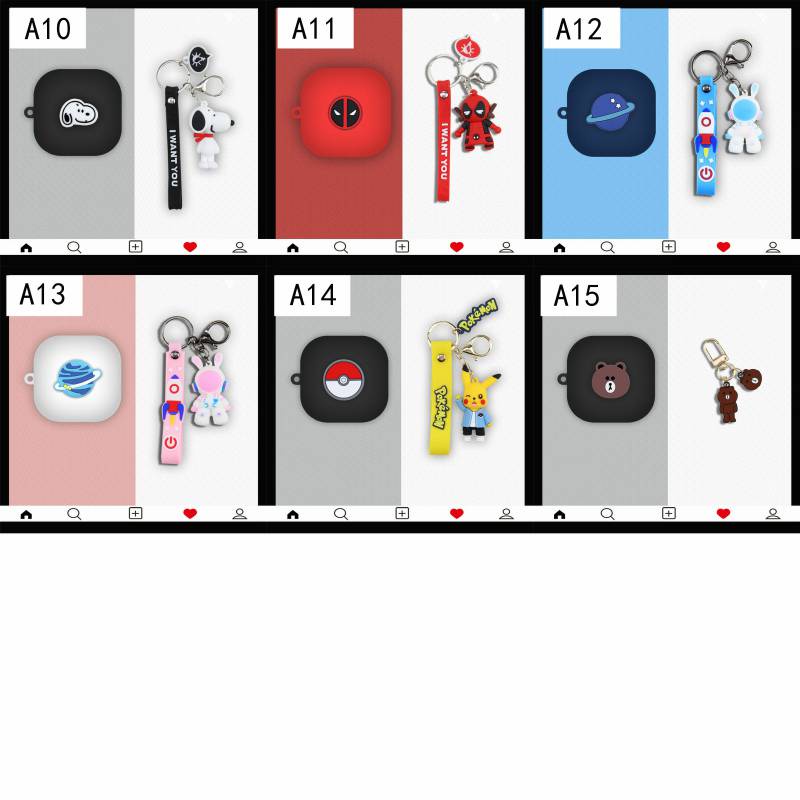 ED11 Samsung Galaxy Buds FE case / Buds Live /  Buds Pro / Buds 2  /  Buds2 PRO Silicone Case Cover series Protective Case for Samsung Galaxy Buds