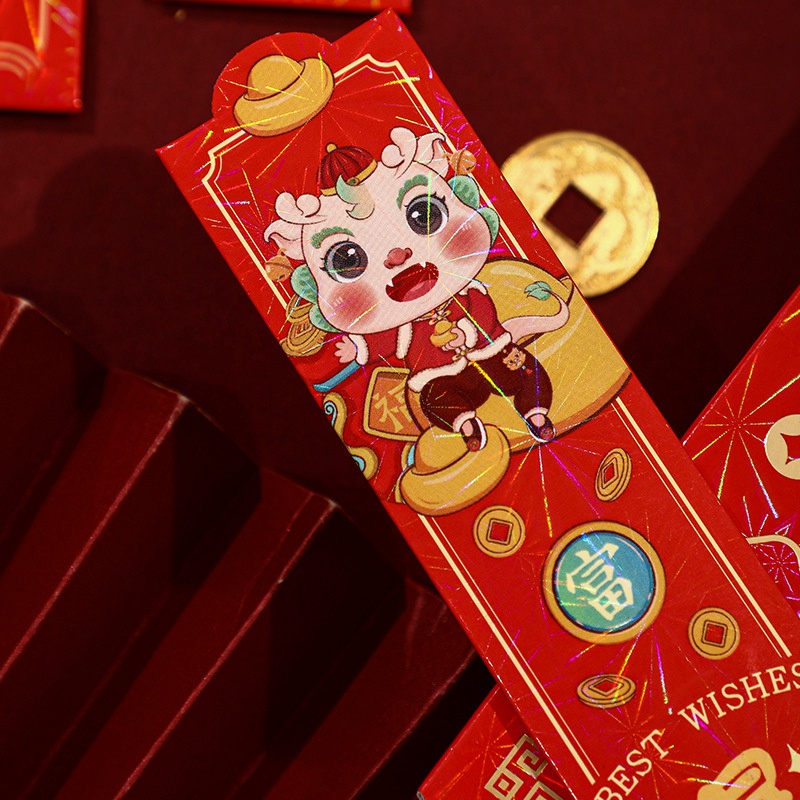Bao Lì Xì Đỏ May Mắn 2024 cny
