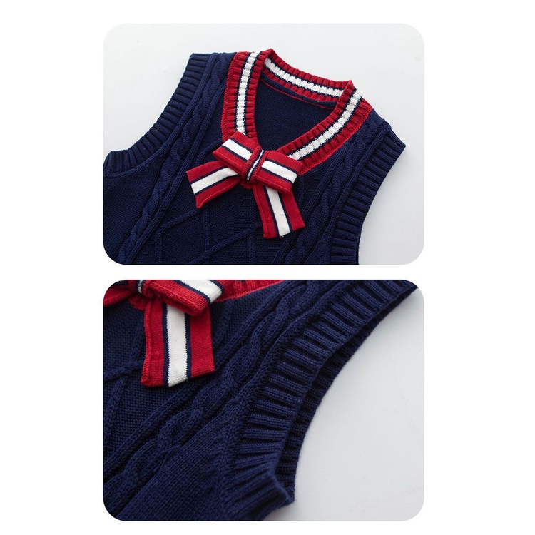 Áo Khoác Dạng vest Thời Trang Dễ Thương Cho Bé Gái