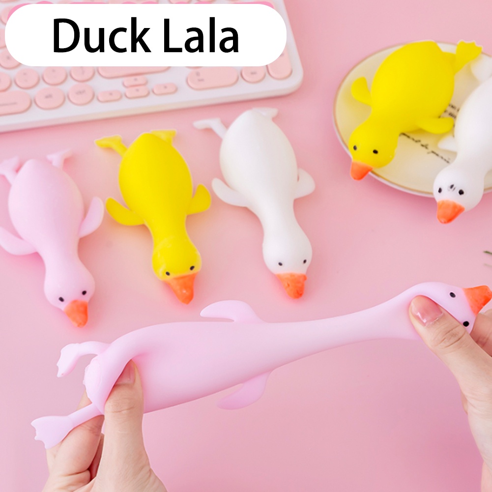 Đồ Chơi Nắn Bóp Đàn Hồi Giảm Stress Hình Chú Vịt Dễ Thương yk