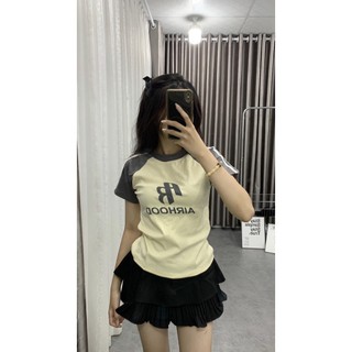 Áo Thun BABYTEE Phom ôm body Chữ A B