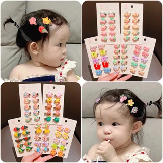 Set 10 Kẹp Tóc Nhiều Màu Dễ Thương Cho Bé Gái