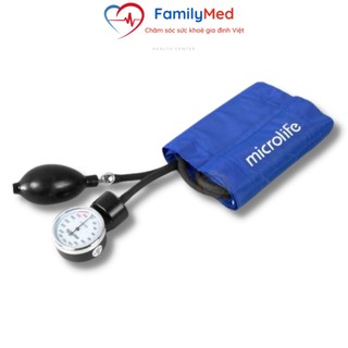 Máy đo huyết áp cơ Microlife AG1-10 trang bị đồng hồ áp suất, túi hơi, van xả chất lượng cao, dễ sử dụng FamilyMed
