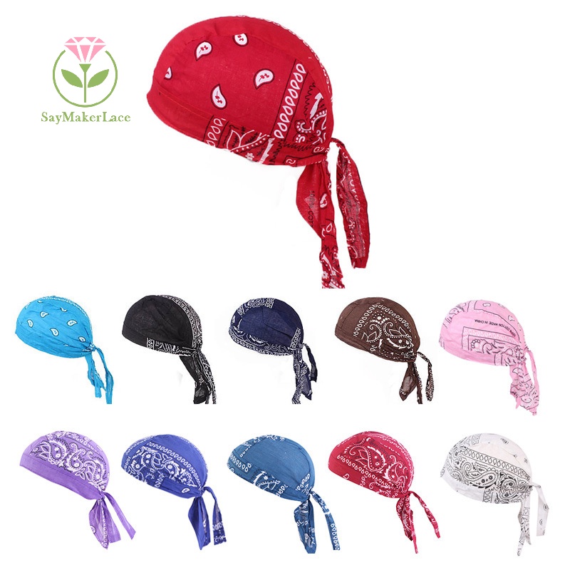 Khăn Trùm Đầu cotton Quấn Đầu Đi Xe Đạp Cướp Biển Cho Nam Và Nữ wicking hip hop Khăn Choàng Cổ