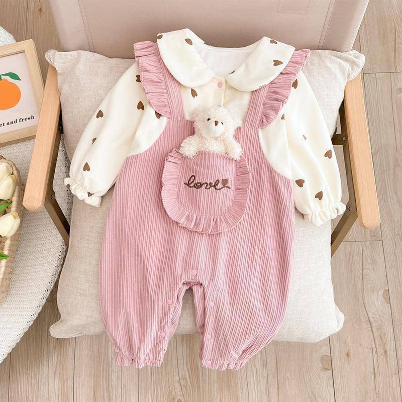 Bộ body dài tay bodysuit áo liền quần bộ đồ liền thân Babyshop88 cho bé trai bé gái M15.11.23-1