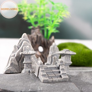 Mô Hình Tháp Đá mini Dùng Trang Trí Sân Vườn vn