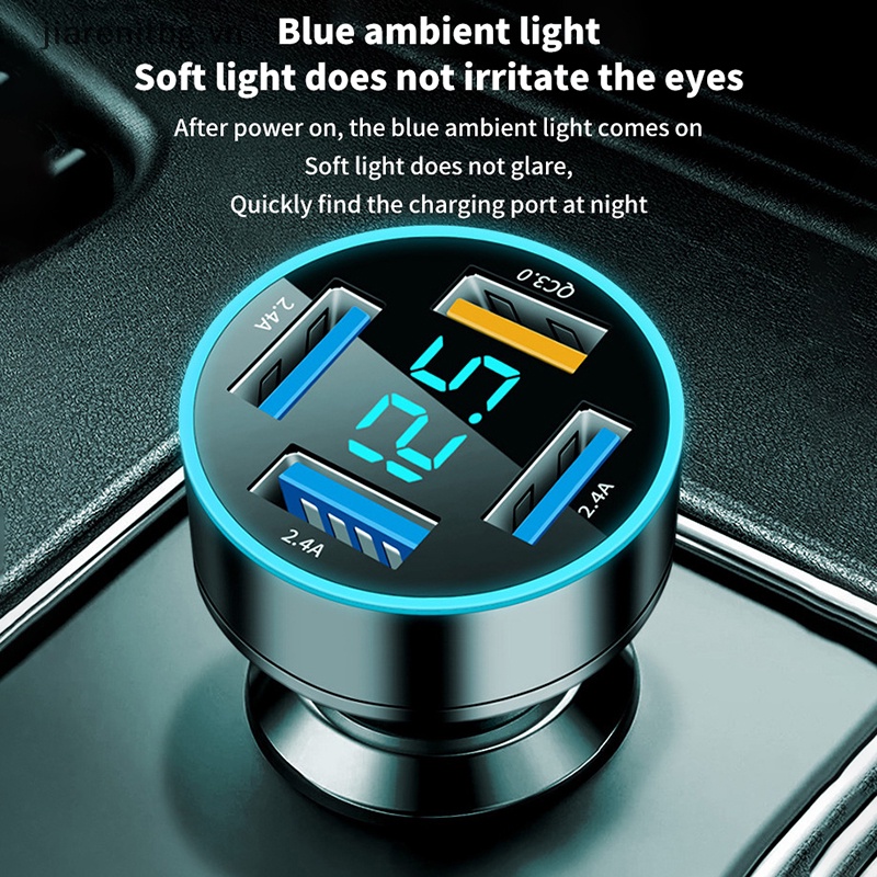 Tẩu Sạc Nhanh 66w 4 Cổng pd usb 3.0 Chuyên Dụng Cho iphone 13 xiaomi samsung