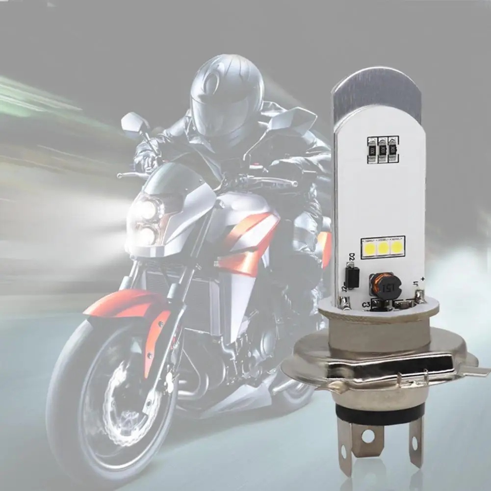 Đèn Pha led h4 h4 12v Siêu Sáng Chống Thấm Nước Dành Cho Xe Mô Tô Cr12V