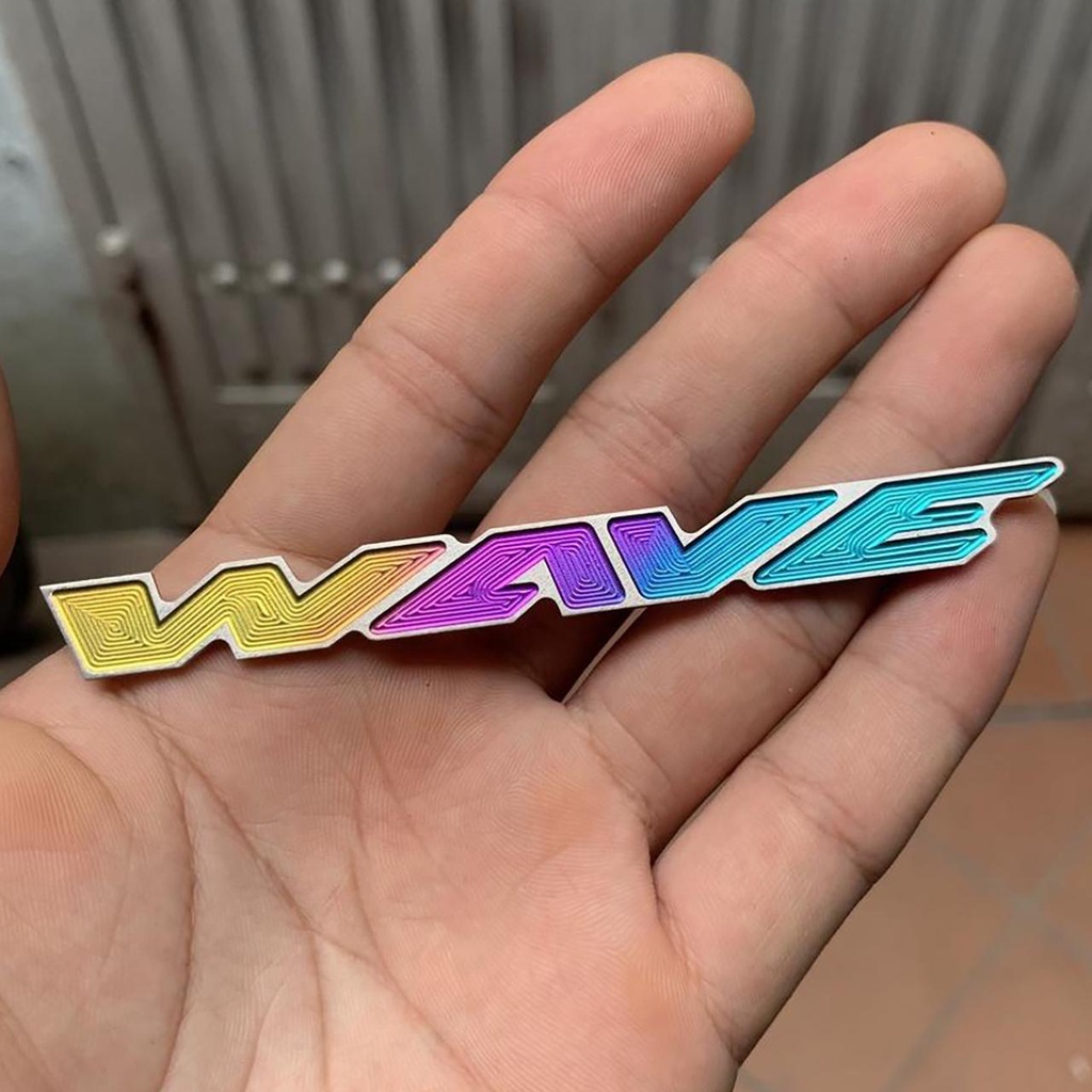 LOGO TITAN GR5 chữ HONDA, chữ WAVE