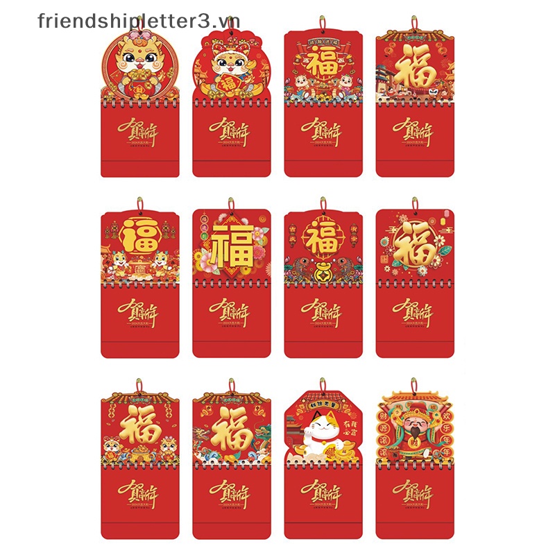 Lịch Năm Mới 2024 mini Để Bàn Trang Trí