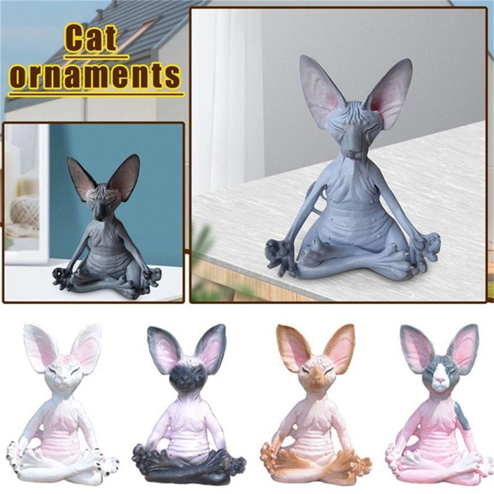 Mmluck Mô Hình Chú Mèo May Mắn / Cá Heo / Cá Heo Mô Phỏng diy Trang Trí Tiểu Cảnh yoga