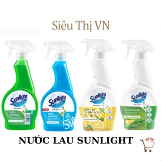 Nước Lau Đa Năng Sunlight 500ml Dạng Xịt Mùi Chanh Sả /Lau Kính/ Lau Bếp Làm Sạch Nhanh Chóng/ Phiên Bản Nâng Cấp Cif
