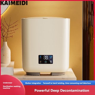 Kaimeidi Máy Giặt mini Tự Động Tiệt Trùng Đồ Lót Và Vớ Màu Bạc ion Âm Tích Hợp Máy Giặt