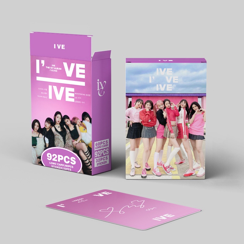 Treasure REBOOT BONA BONA Photocard Lomo Card thẻ 60 chiếc + nhãn dán 32 chiếc
