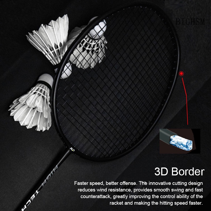 1 Vợt Cầu Lông Đơn Khung Đơn Bằng carbon Siêu Nhẹ 4u skk