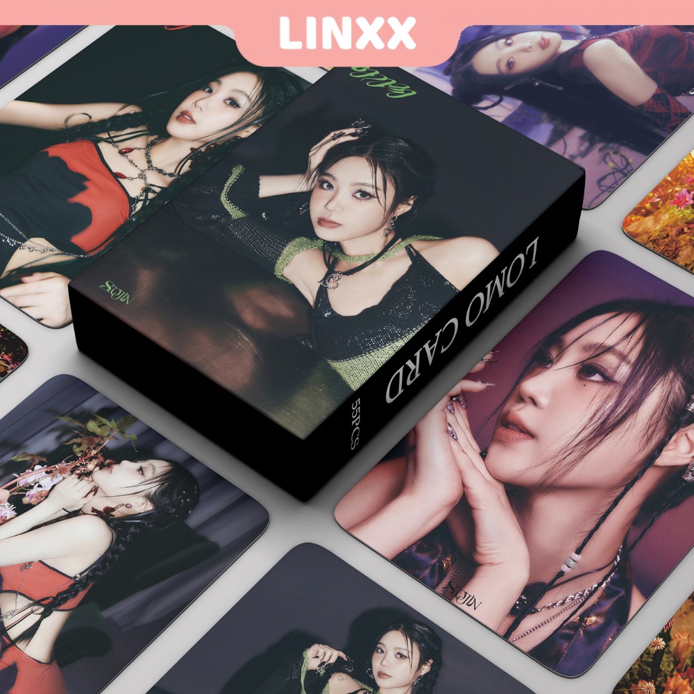 Hộp 55 Tấm Thẻ Hình Nhóm Nhạc i-dle soojin