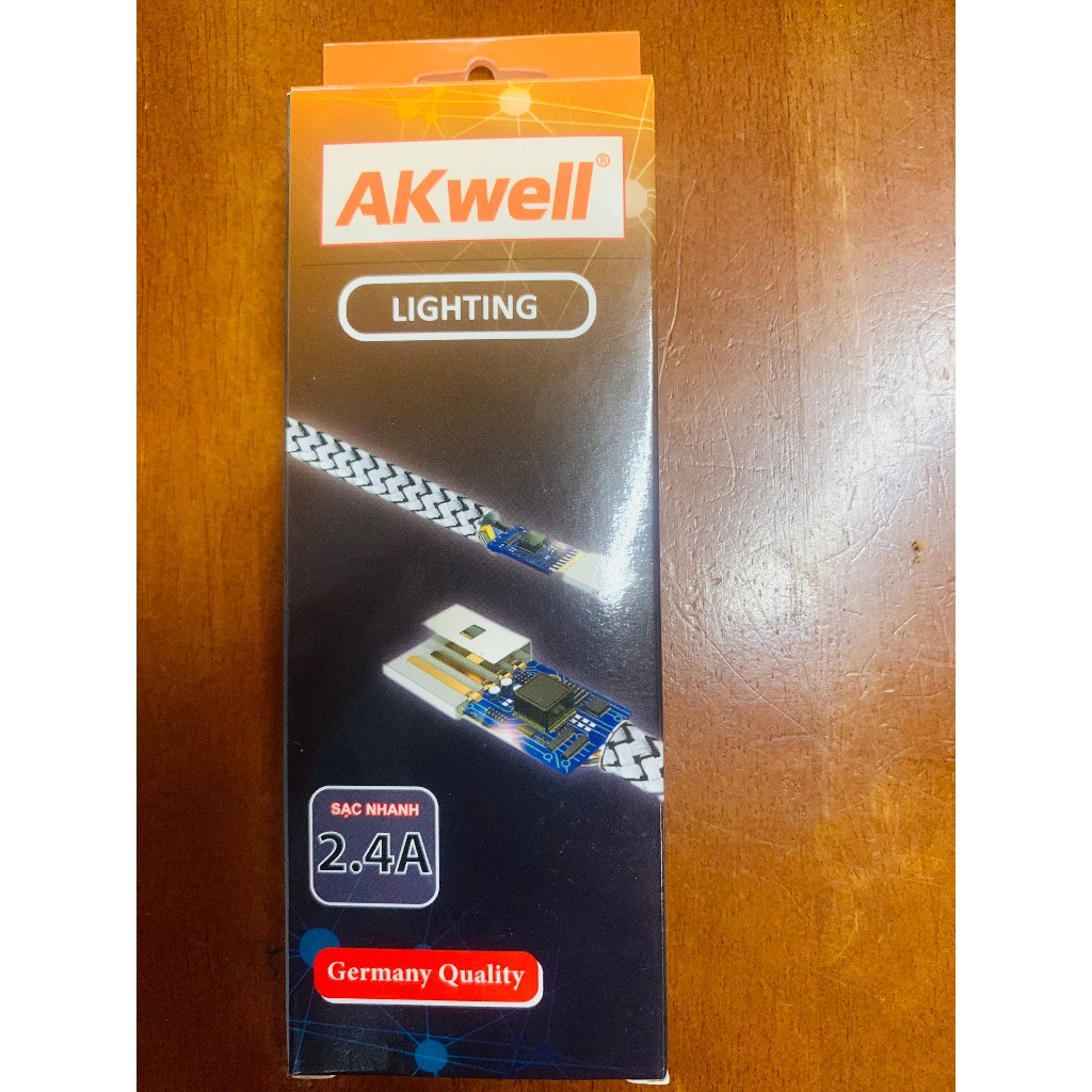 Cáp Light - ing dây dù Akwell 2.4A