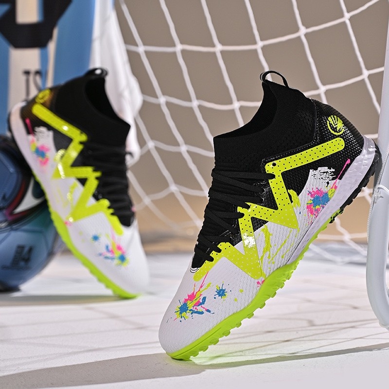 Giày bóng đá cỏ nhân tạo PM Ultra cao cổ, giày đá banh cỏ nhân tạo nam đã khâu đế - 2EVSHOP