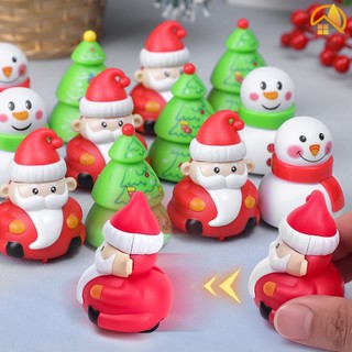 Đồ Chơi Xe Kéo mini Hình Ông Già Noel / Người Tuyết / Cây Thông Giải Tỏa Căng Thẳng Làm Quà Sinh Nhật
