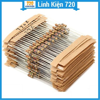 Trở vạch 1/4W 5% 1K2 → 10K (gói 50 con)