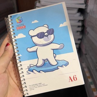 Sổ lò xo a4 a5 a6 a7 kẻ ngang 200trang hải tiến