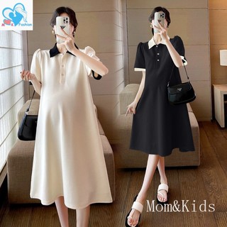 Đầm bầu dáng rộng phong cách hàn quốc hợp thời trang