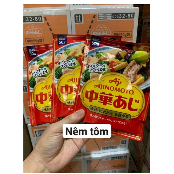 Hạt nêm Nhật các loại cho bé ăn dặm Ajinomoto, Topvalu....