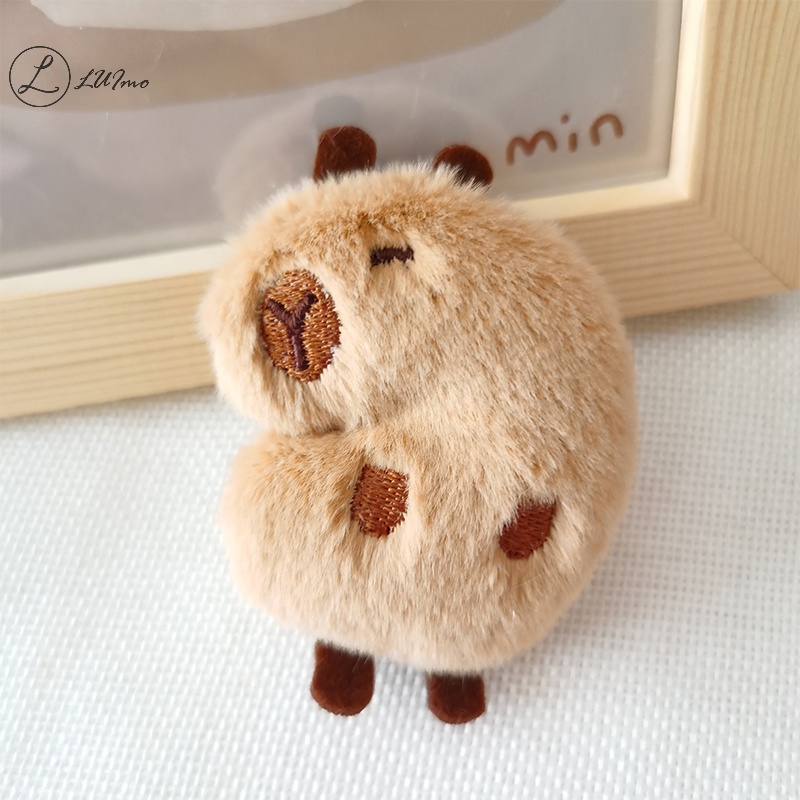 Luna Ghim Cài Áo Hình Búp Bê capybara Nhồi Bông Mềm Mại