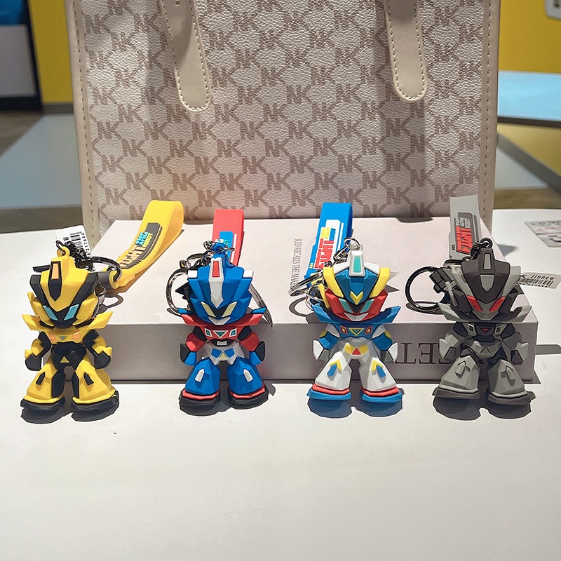 Transformers Đồ Chơi Robot Biến Hình Ba Chiều Trang Trí Ba Chiều / Móc Khóa Xe Hơi / Balo / Búp Bê bumblebee megatron gundam Cổ Điển